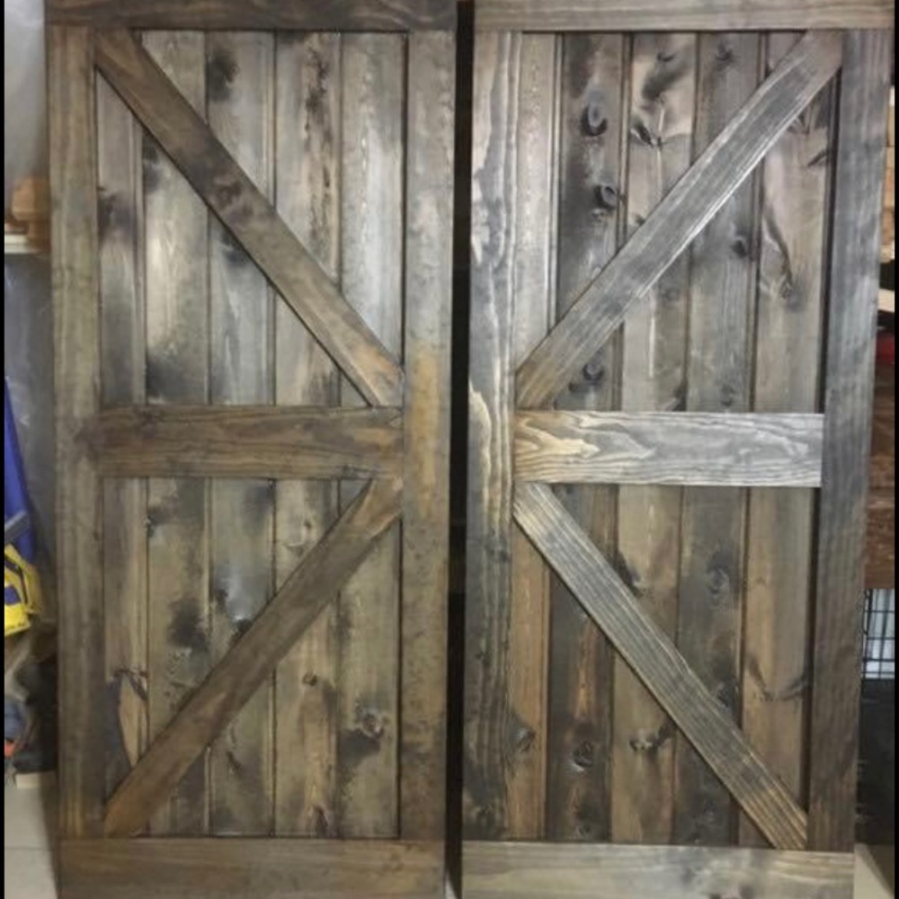 Barn doors. Made to fit your opening. Any stain you want.